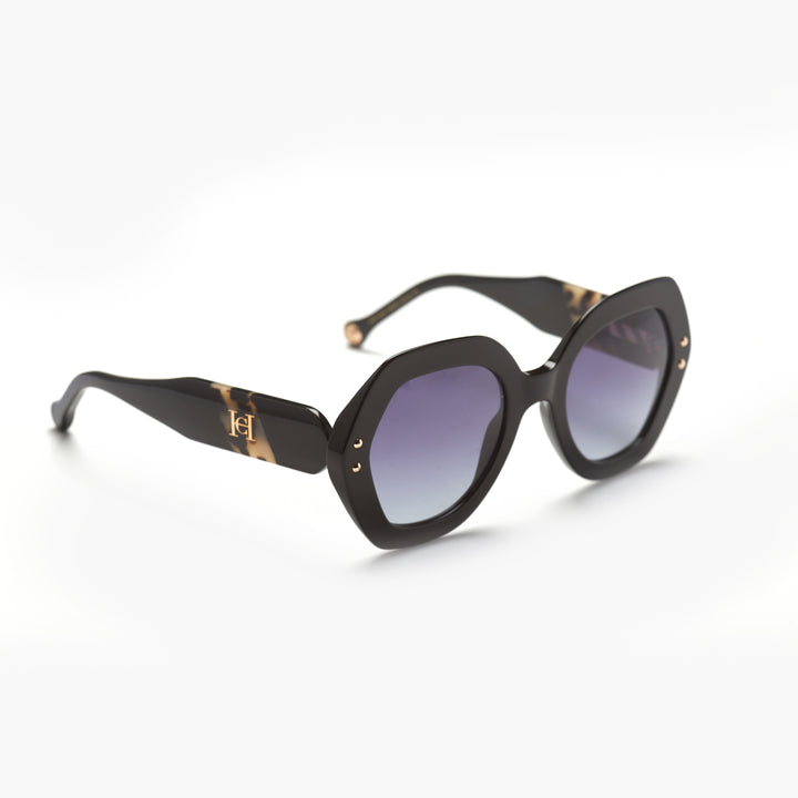 Carolina Herrera 0126/S – Noir Acétate & Verres Anti-Reflet (Femme)