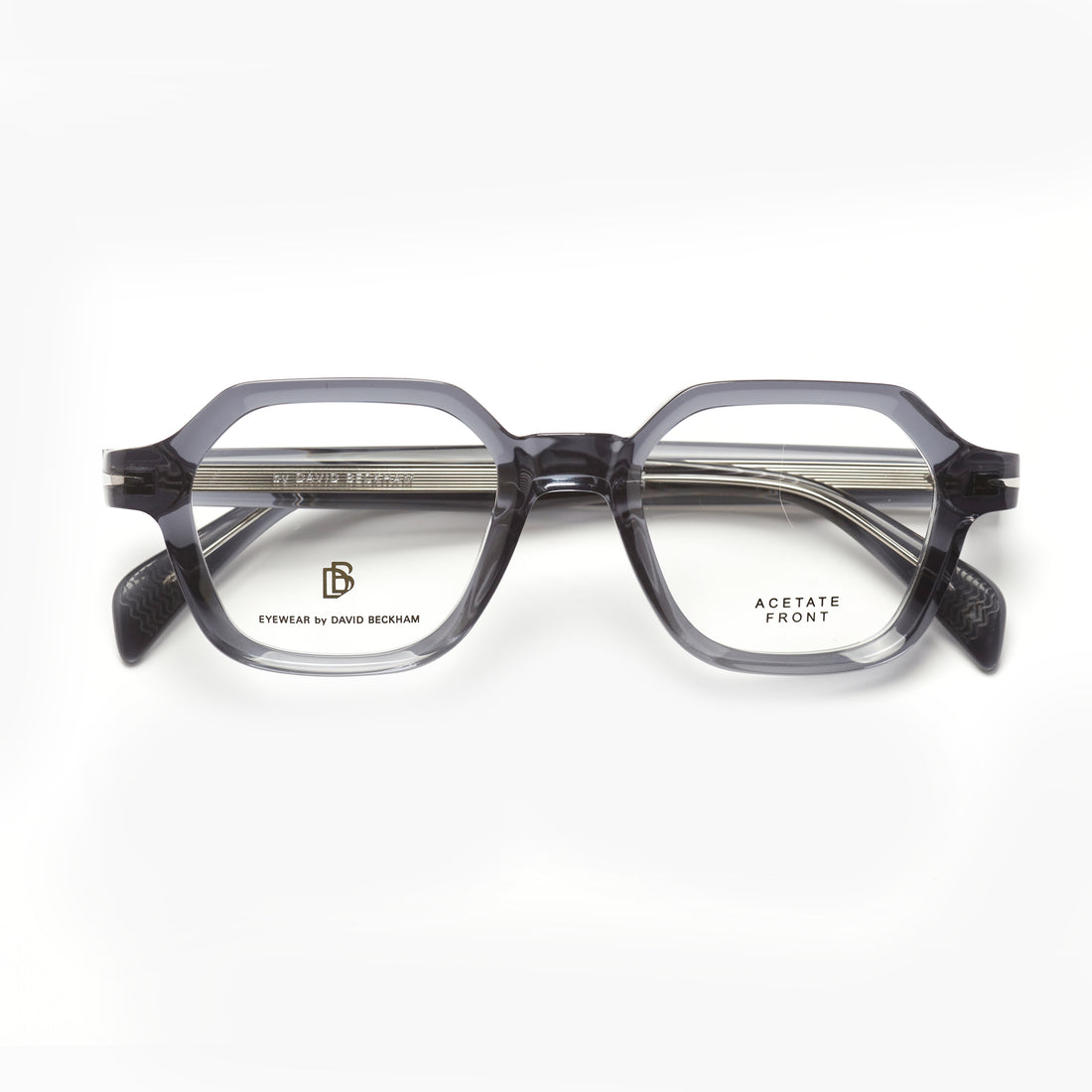 David Beckham 7140 – Bleu Cristal Ovale Acétate (Homme)