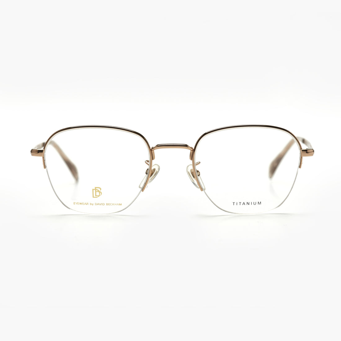 David Beckham 1109/G – Or Titane Rectangulaire (Homme)