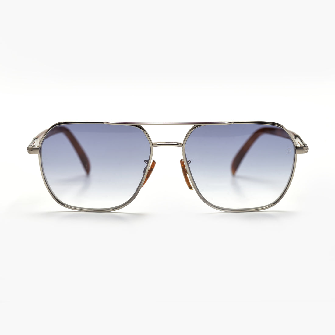 David Beckham 1128/G/S – Argent & Havane Métal (Homme)