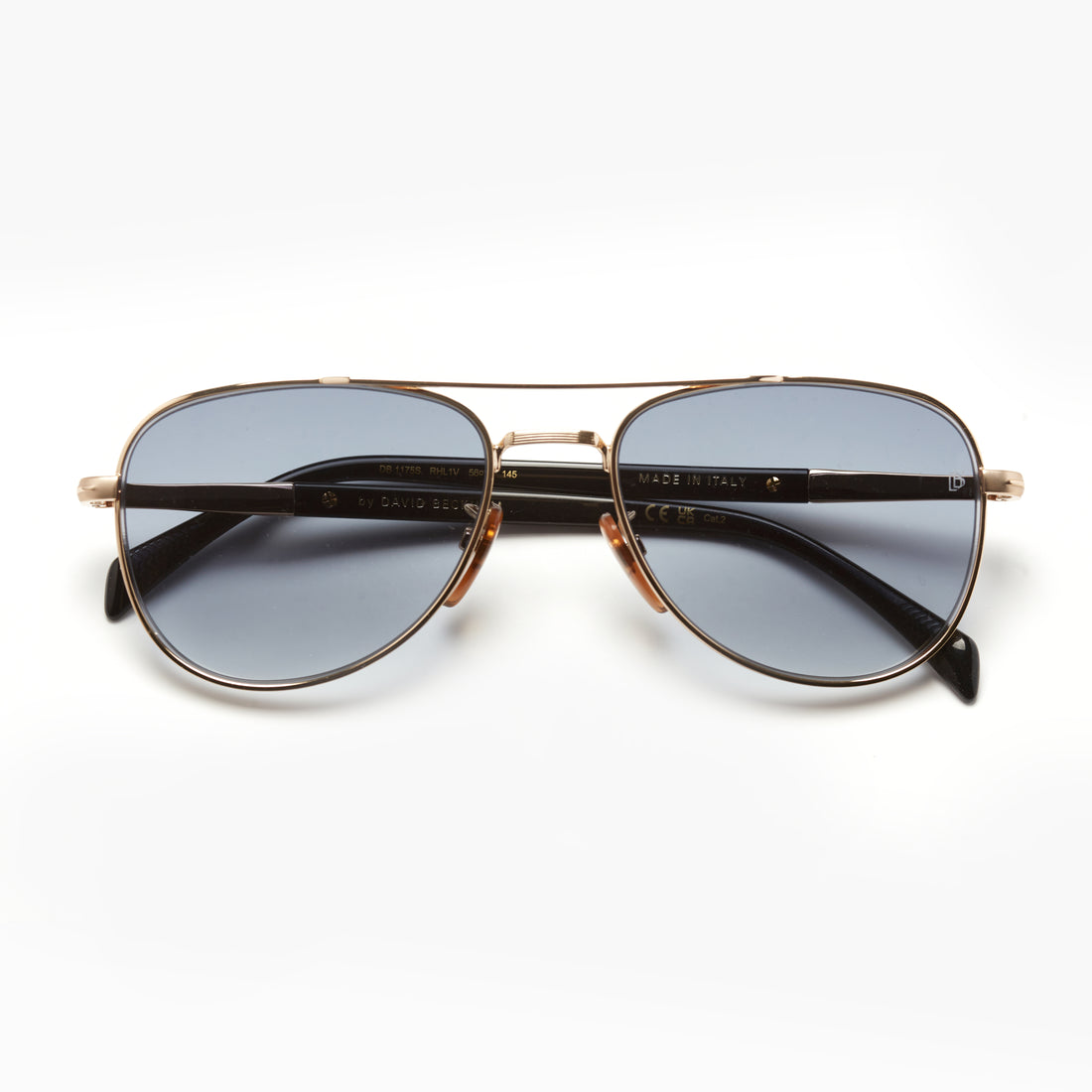 David Beckham 1175/S – Or Métal & Acétate (Homme)