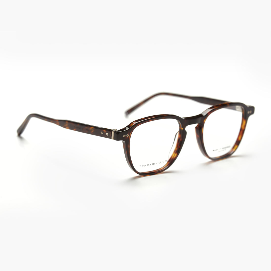 Tommy Hilfiger 2070 – Havane Rectangulaire Acétate (Homme)