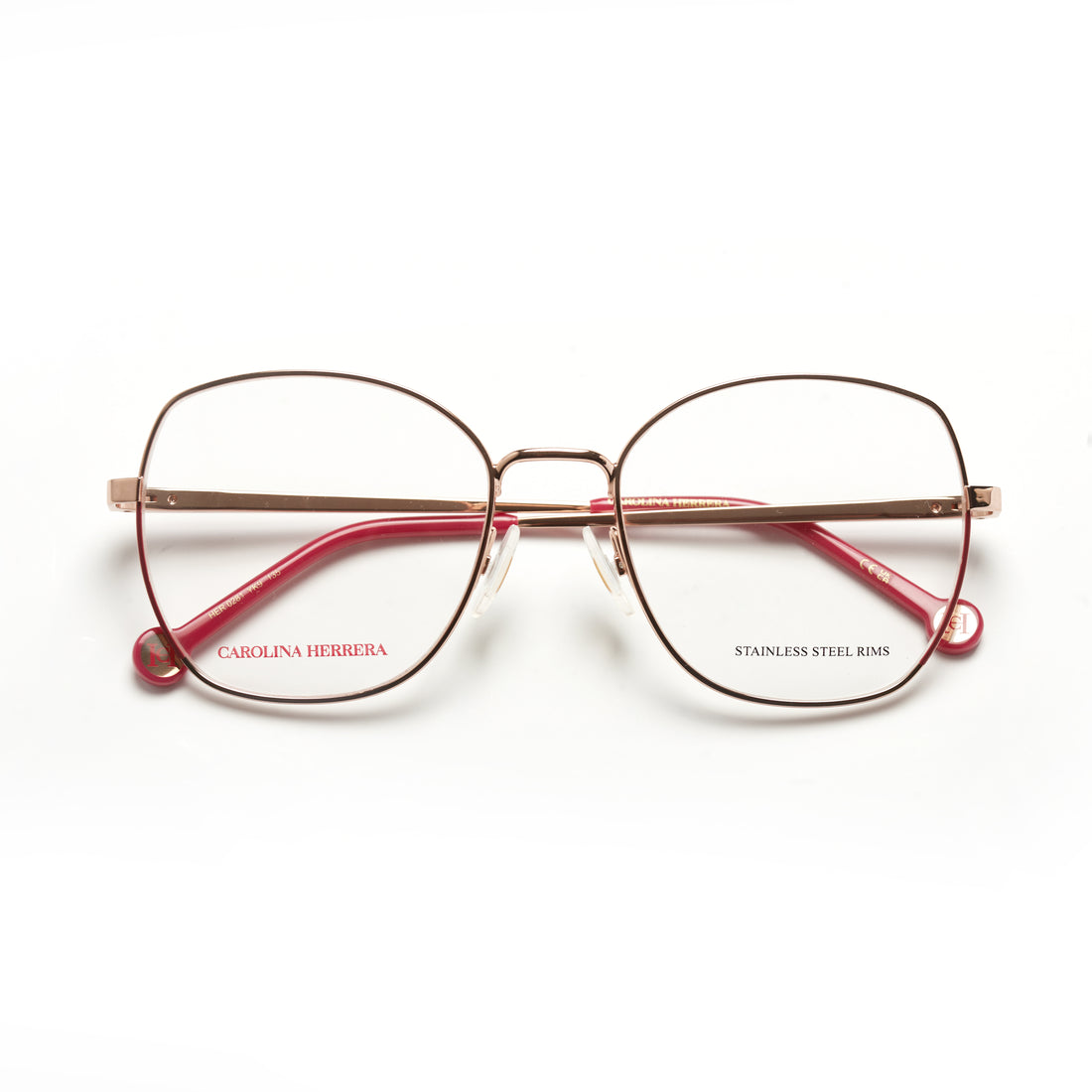 Carolina Herrera 0281 – Bordeaux & Or Cuivré Métal (Femme)