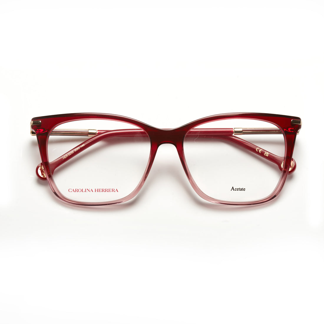 Carolina Herrera 0232 – Rouge Dégradé Transparent (Femme)
