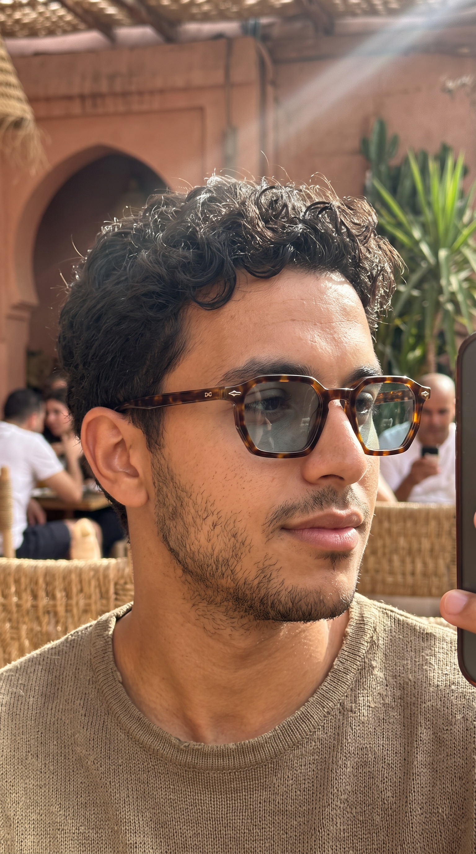 CHARLETT – Lunettes de Soleil Géométriques en Acétate – Mod. 2064