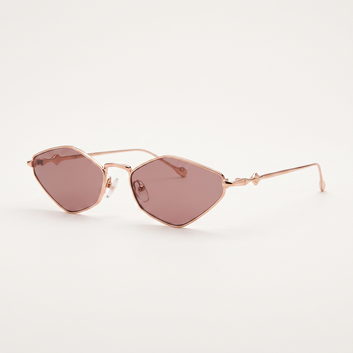 CHARLETT – Lunettes de Soleil Œil de Chat en Métal – MOD-2046 C-222