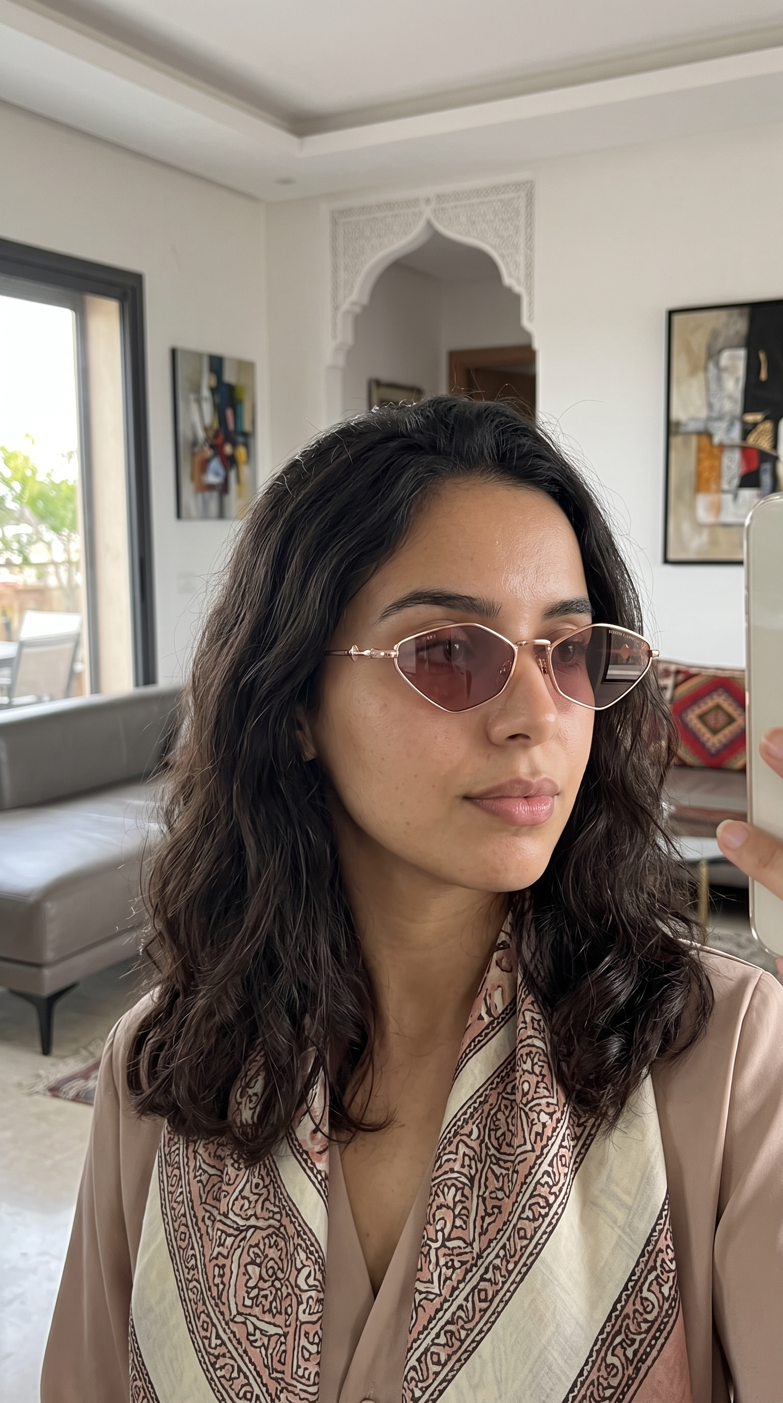 CHARLETT – Lunettes de Soleil Œil de Chat en Métal – MOD-2046 C-222