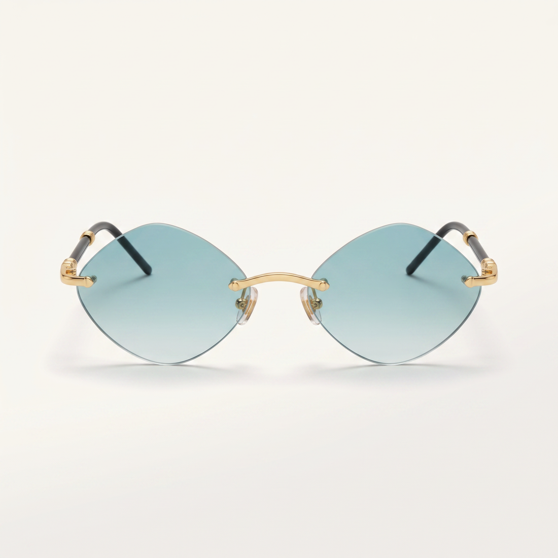 CHARLETT – Lunettes de Soleil Rondes Sans Monture