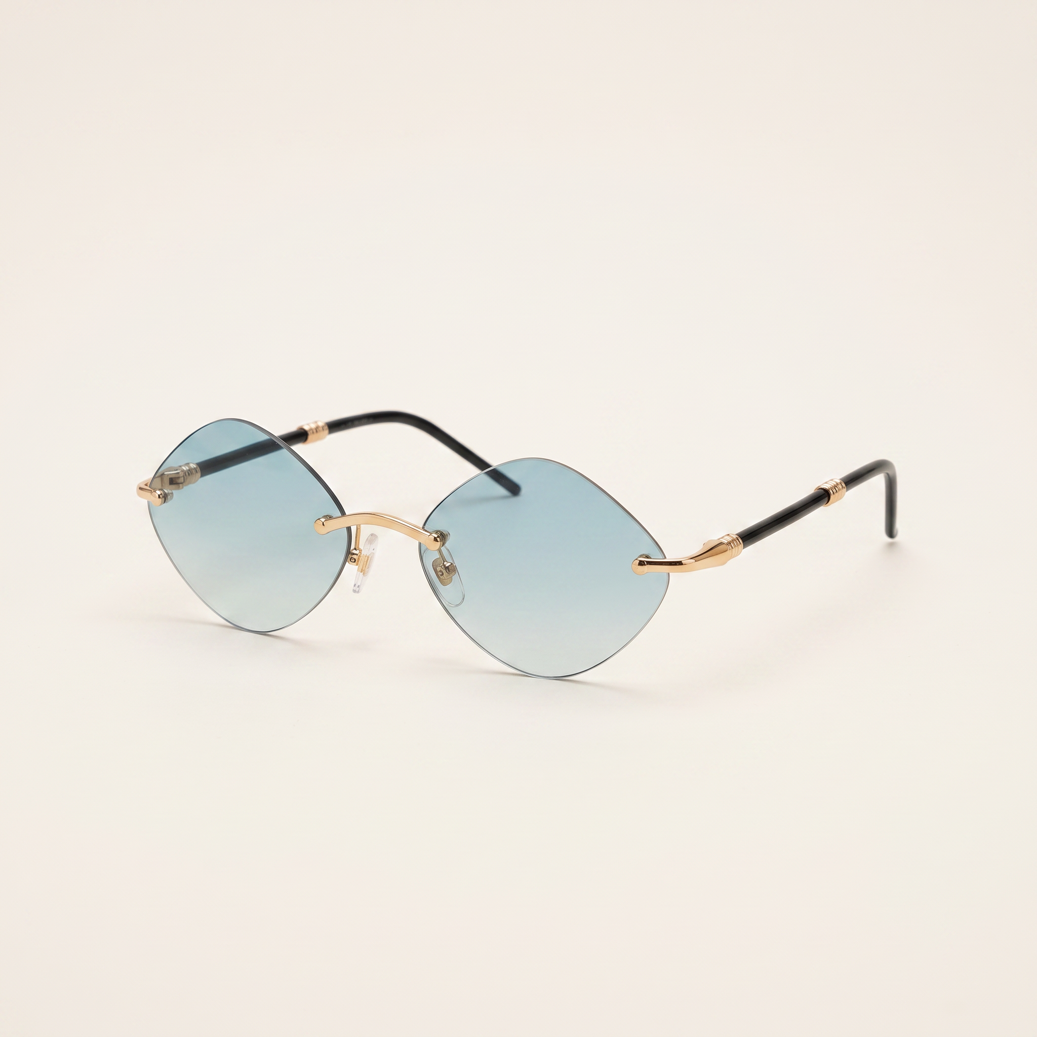 CHARLETT – Lunettes de Soleil Rondes Sans Monture