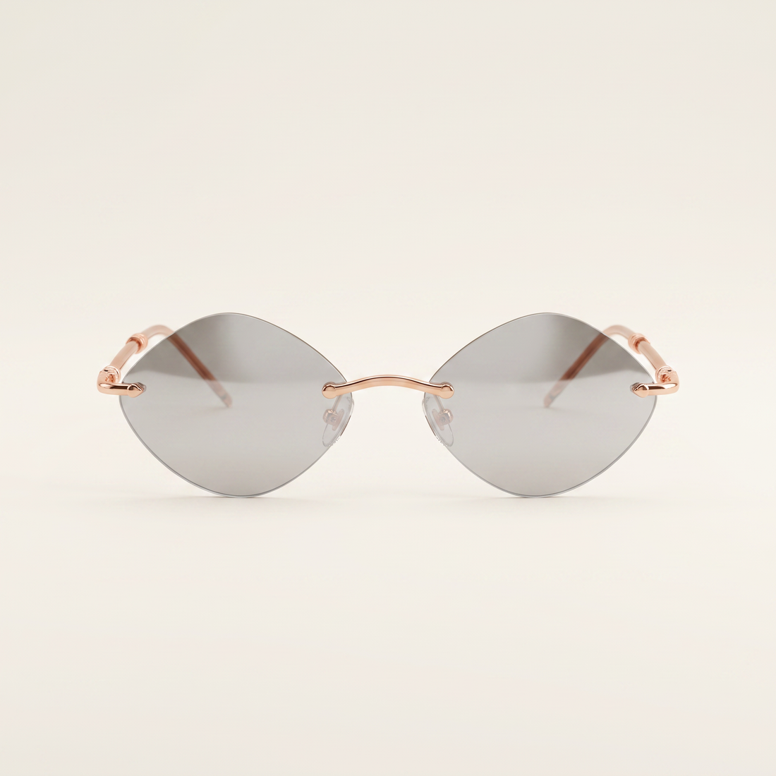 CHARLETT – Lunettes de Soleil Rondes Sans Monture – Mod. 334 C.224