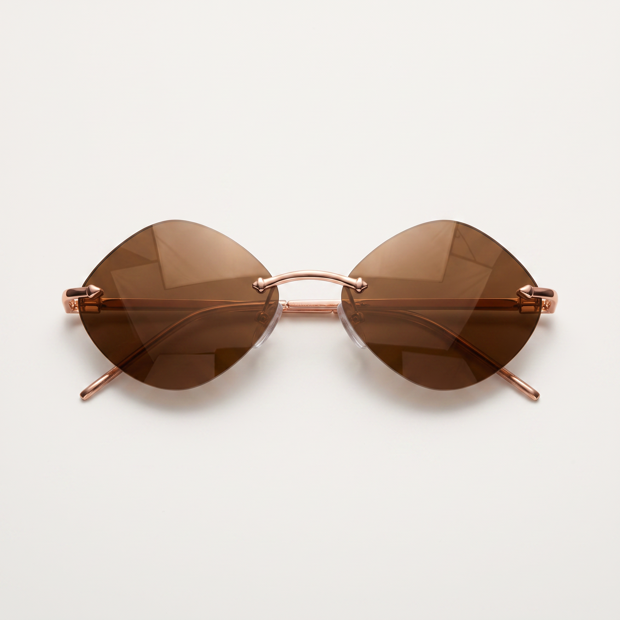 CHARLETT – Lunettes de Soleil Rondes Sans Monture – Mod. 334 C.224