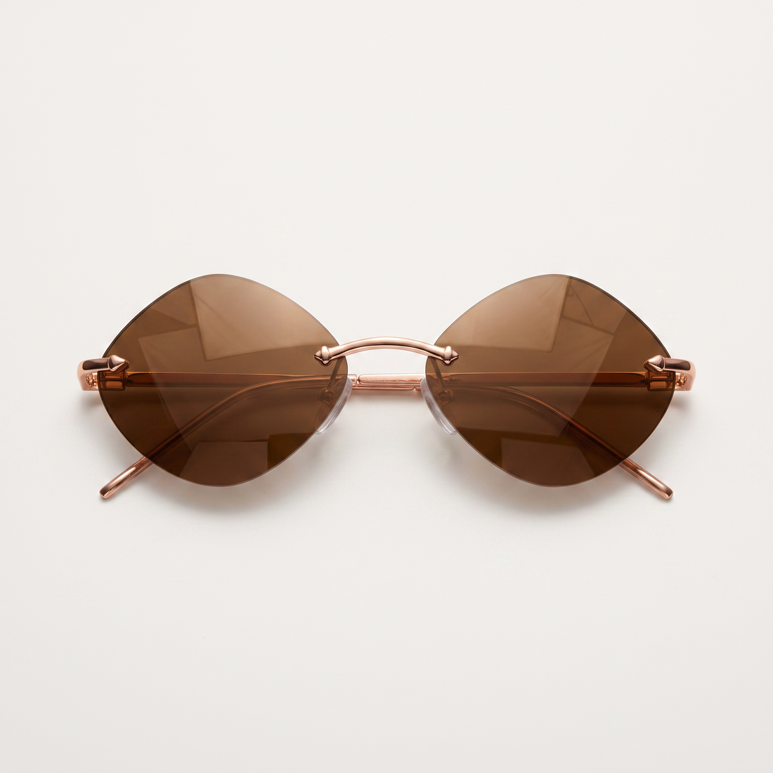 CHARLETT – Lunettes de Soleil Rondes Sans Monture – Mod. 334 C.224