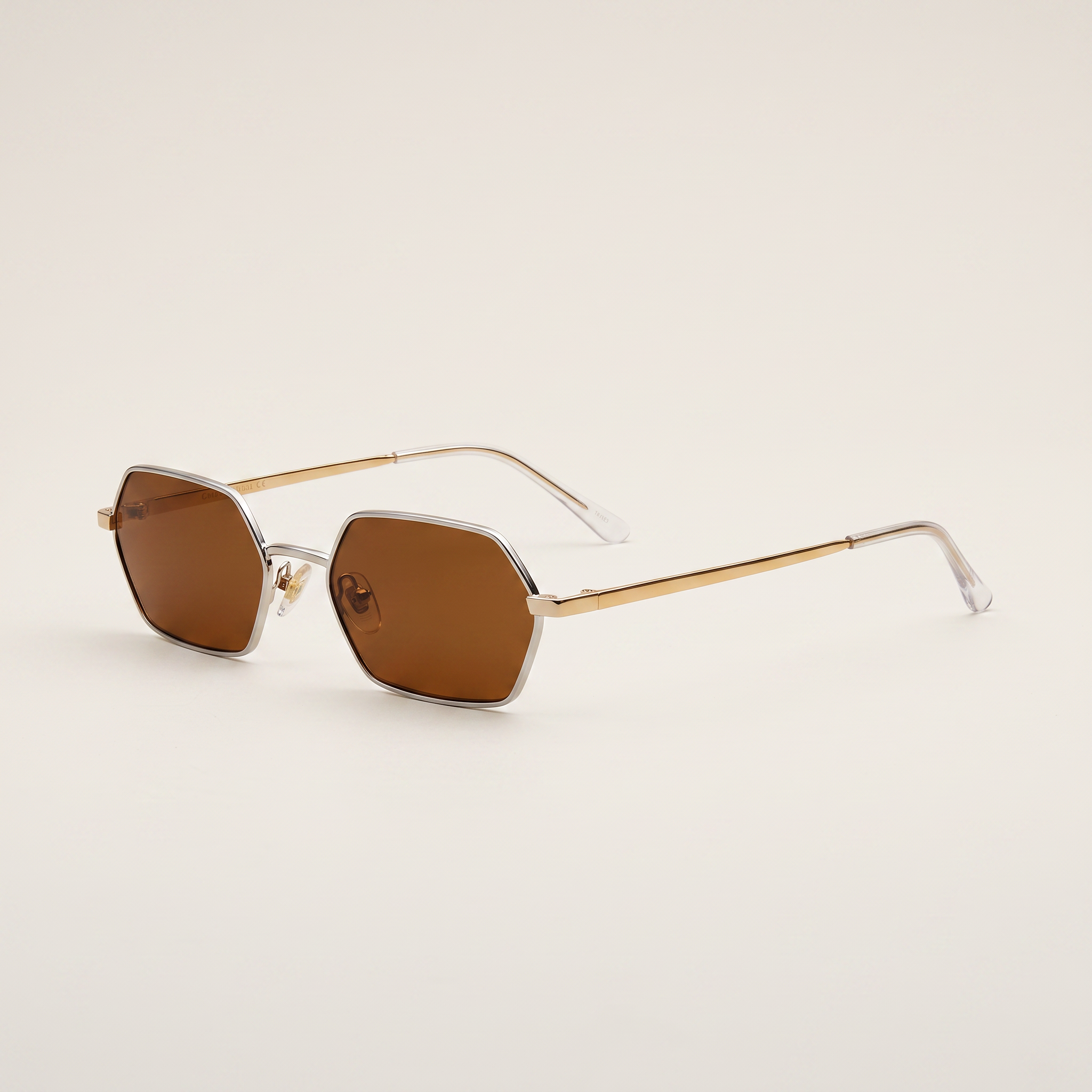 Créateur – Lunettes de Soleil Géométriques en Métal – AP3149 C2