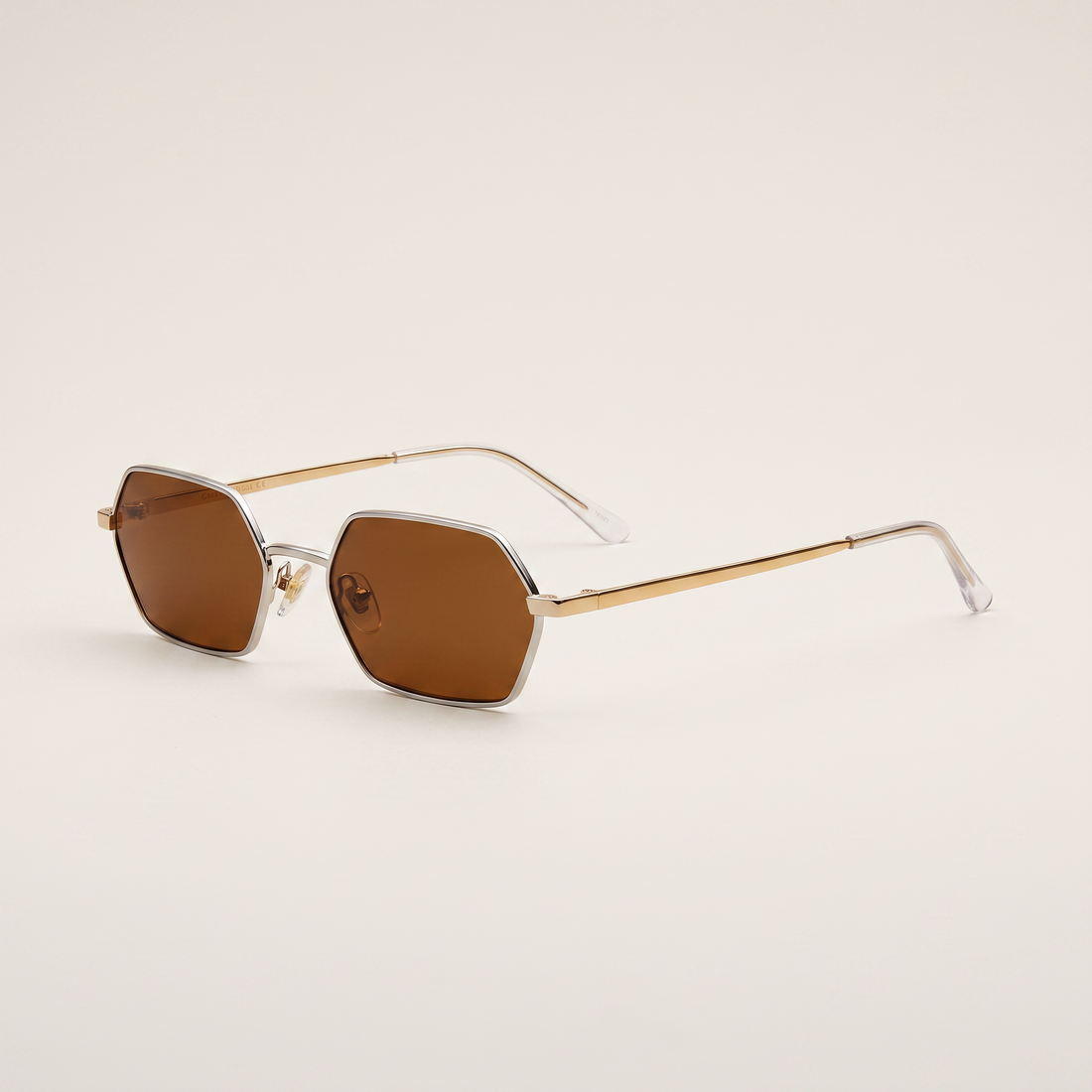 Créateur – Lunettes de Soleil Géométriques en Métal – AP3149 C2