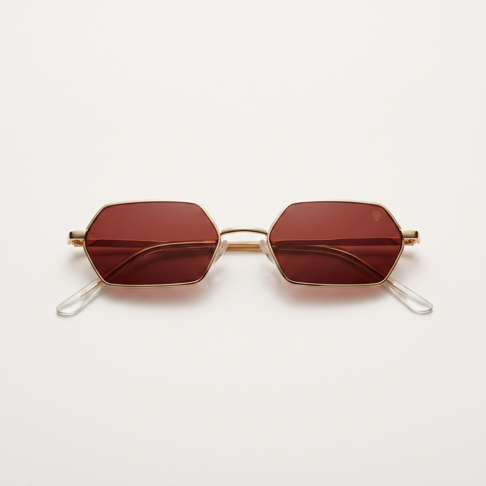 Créateur – Lunettes de Soleil Géométriques en Métal – AP3149 C2