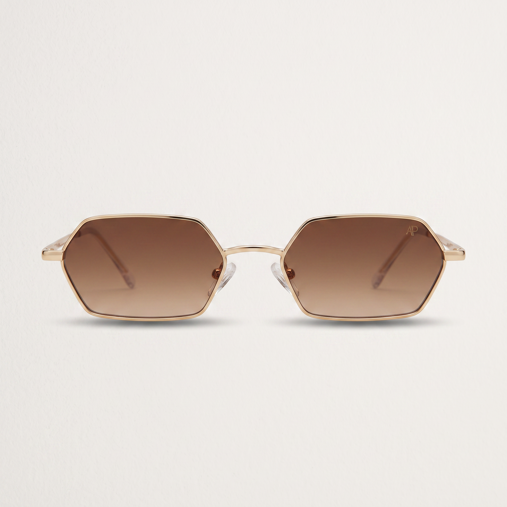 Créateur – Lunettes de Soleil Géométriques en Métal – AP3149 C2