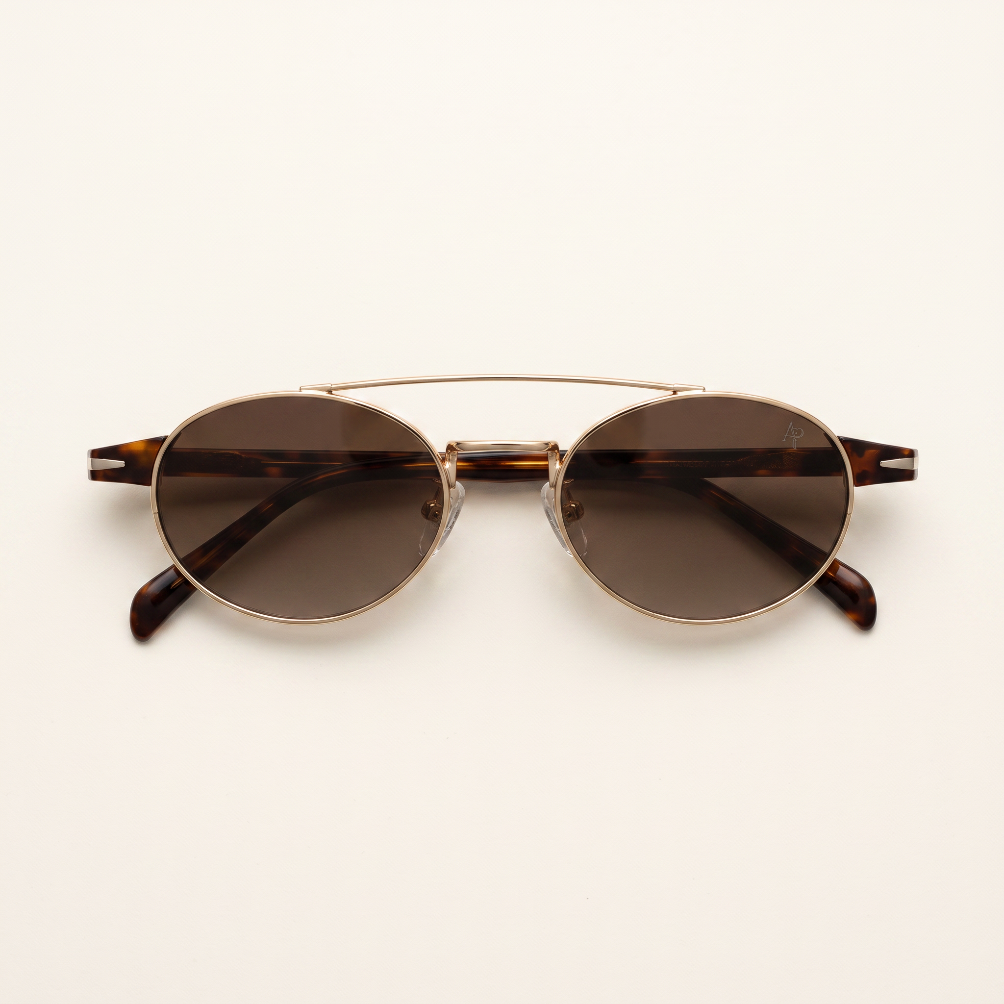Créateur – Lunettes de Soleil Ovales Vintage – AP3121 C2