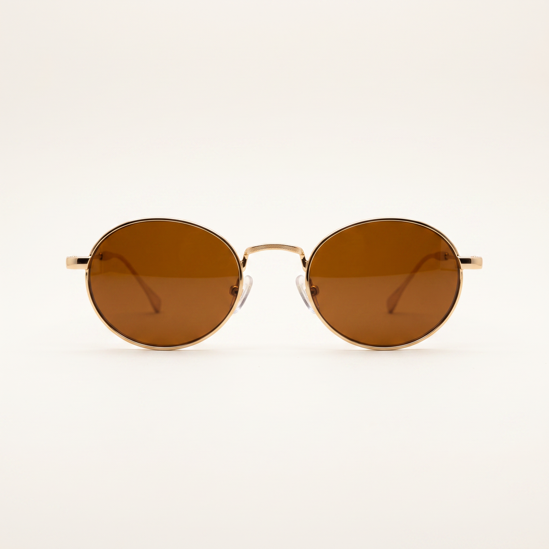 Créateur – Lunettes de Soleil Ovales en Métal – AP3030 C1
