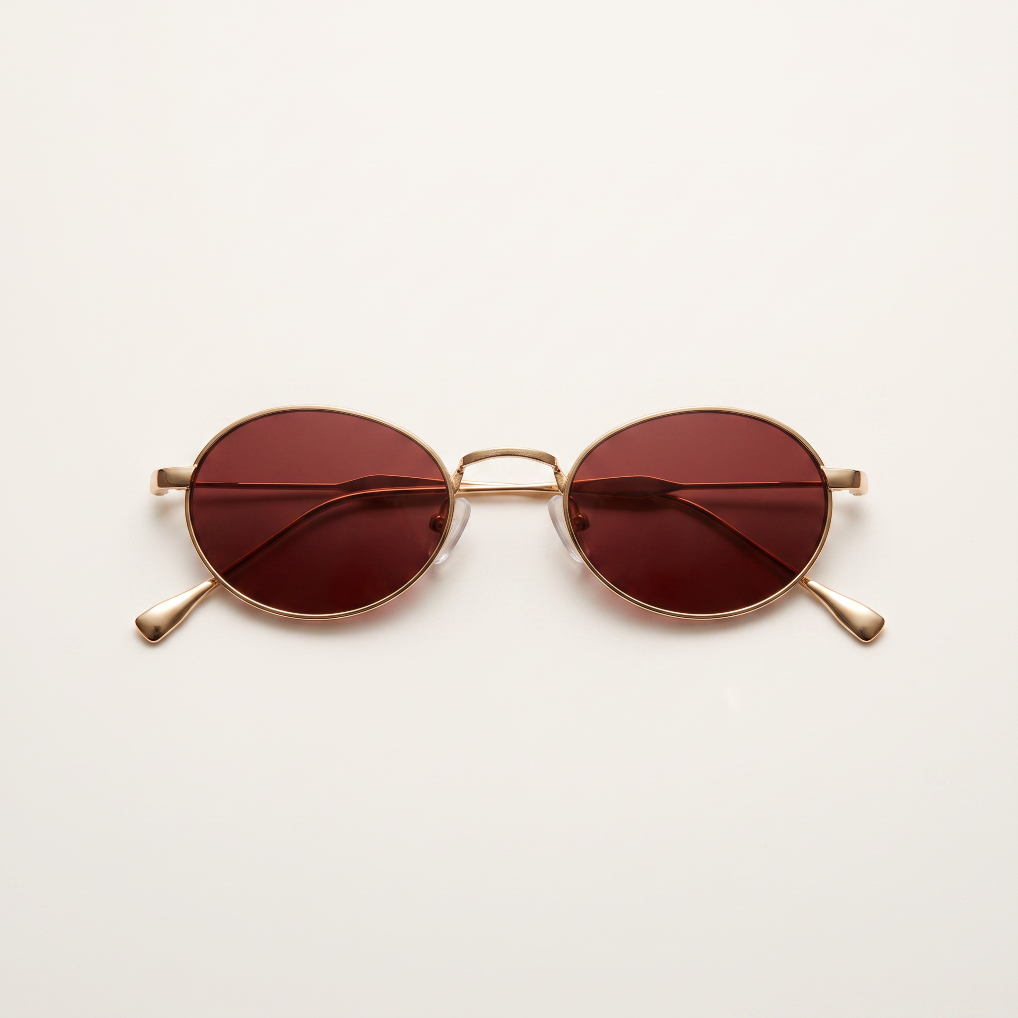 Créateur – Lunettes de Soleil Ovales en Métal – AP3030 C1