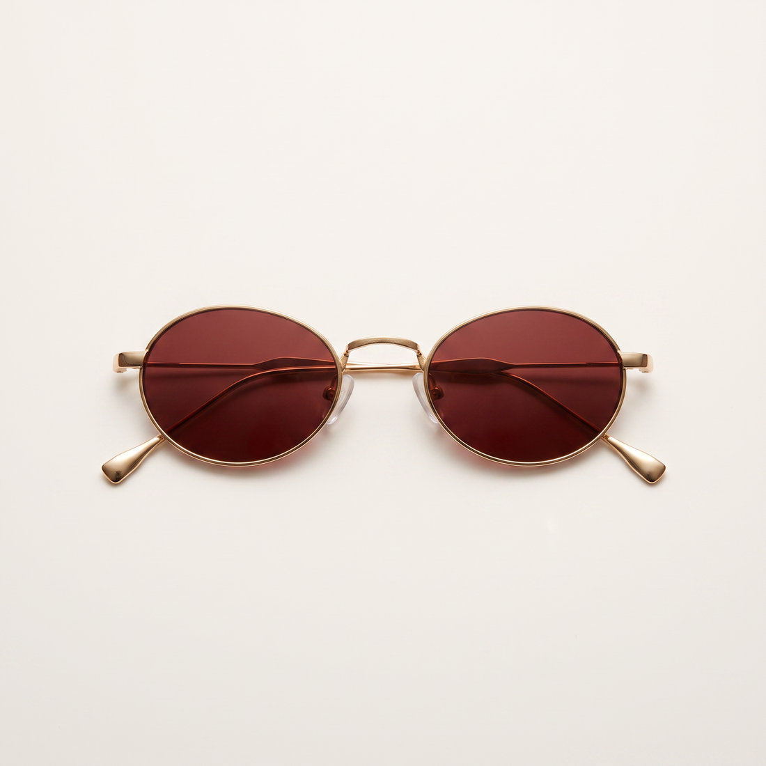 Créateur – Lunettes de Soleil Ovales en Métal – AP3030 C1