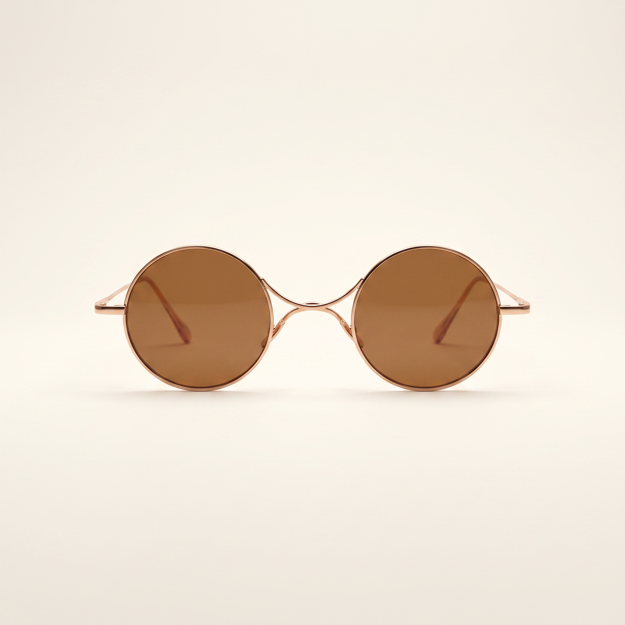 Créateur – Lunettes de Soleil Rondes en Métal