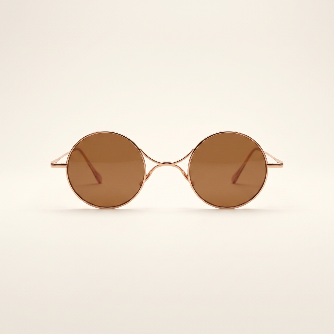 Créateur – Lunettes de Soleil Rondes en Métal
