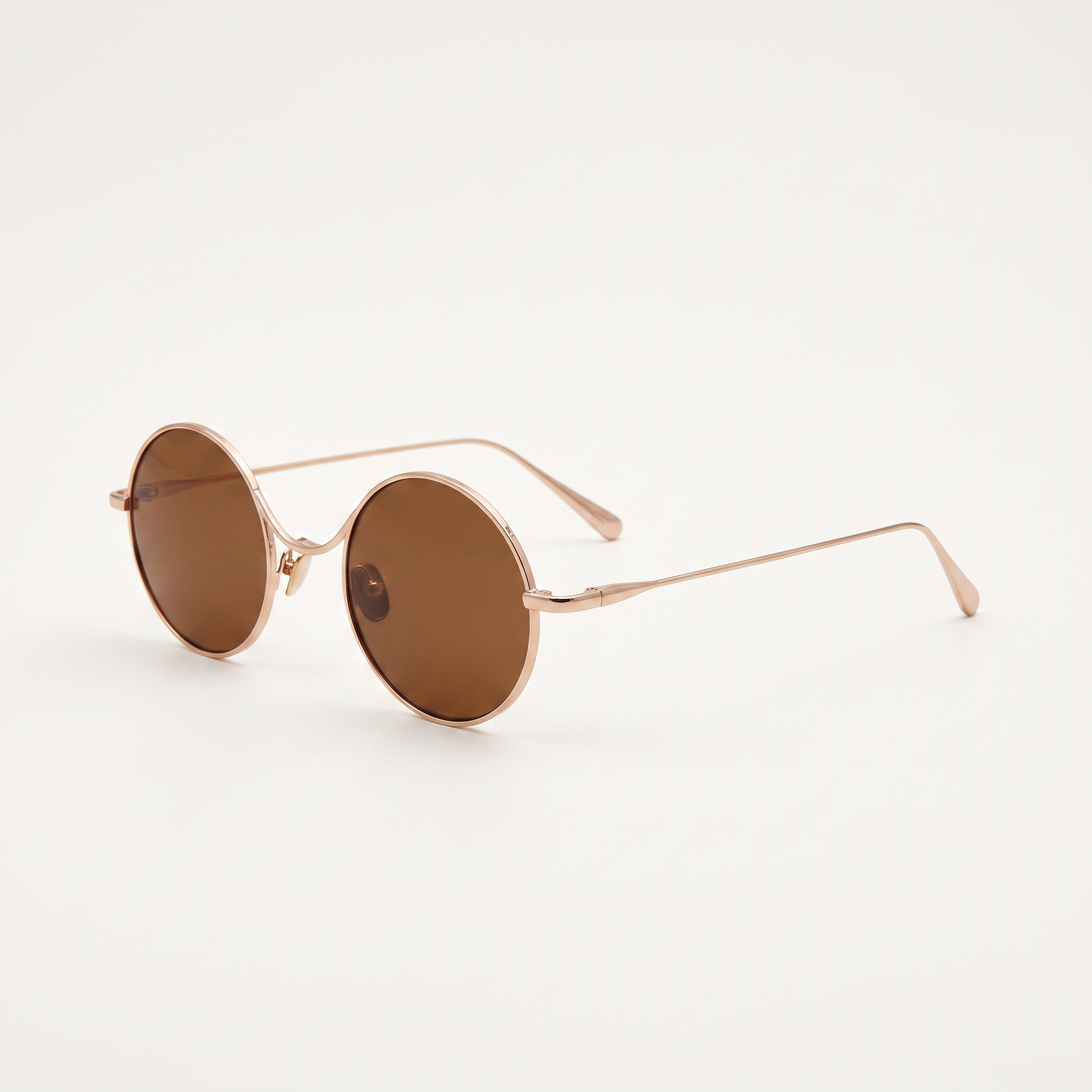 Créateur – Lunettes de Soleil Rondes en Métal