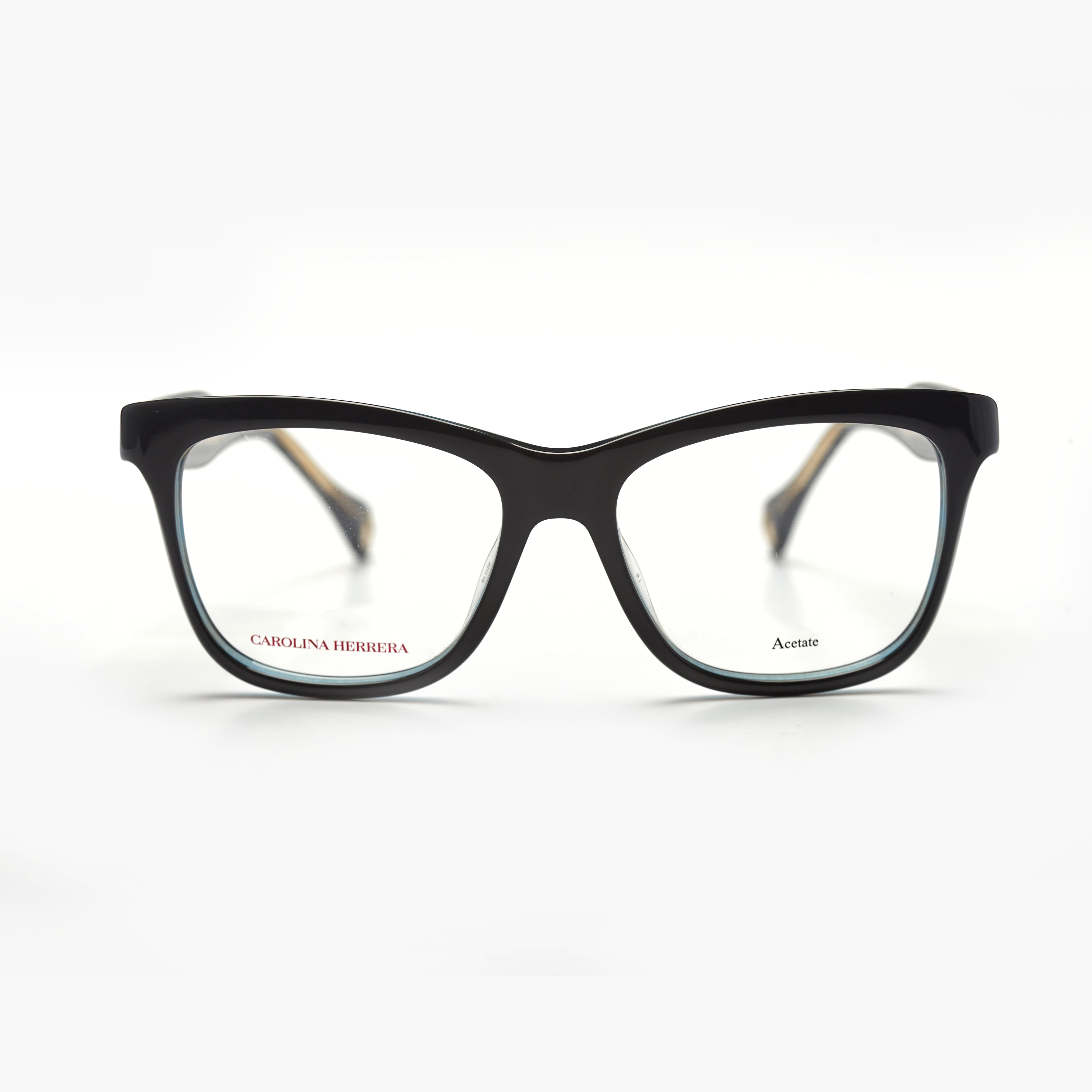 Carolina Herrera 0016 – Bleu Rectangulaire Acétate (Femme)