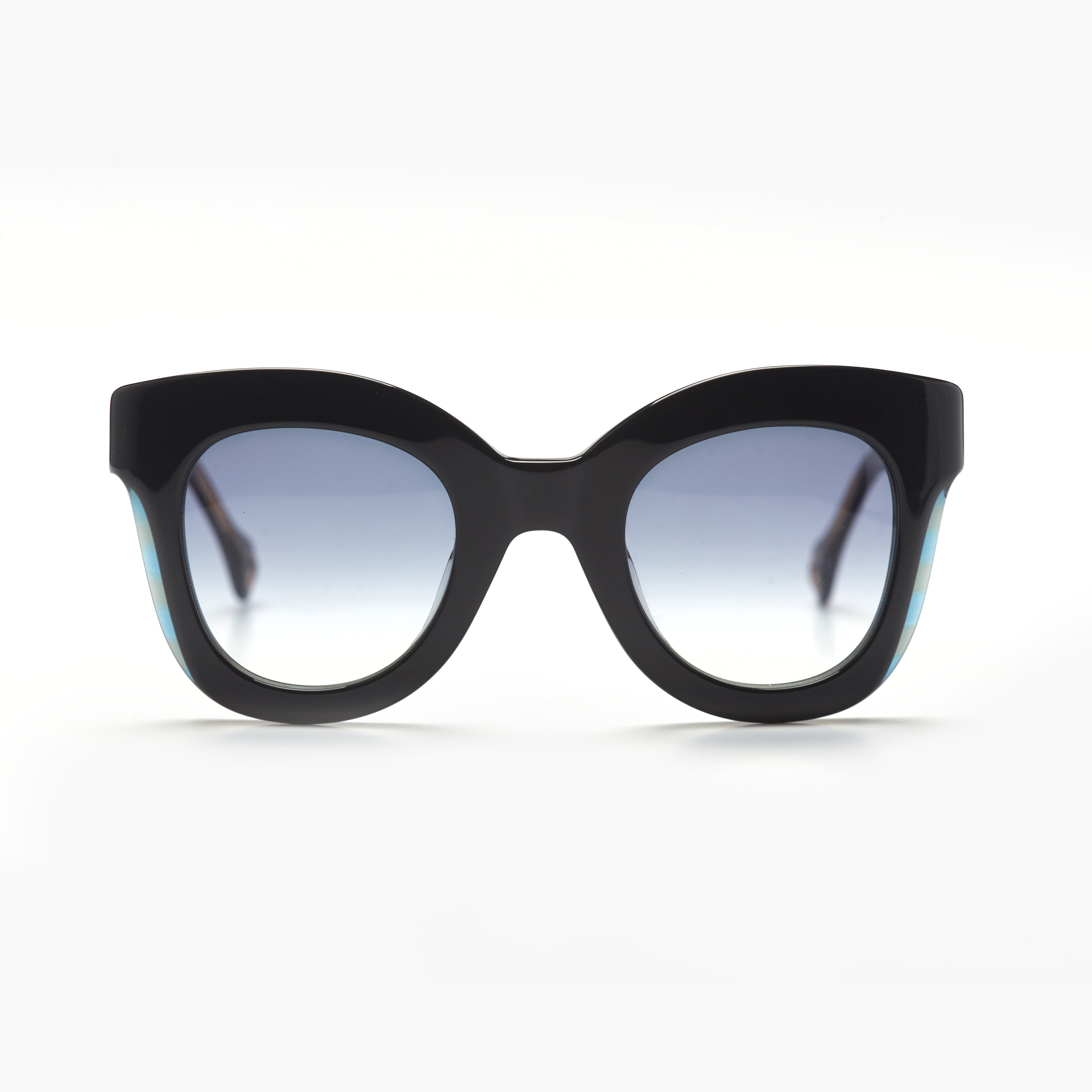 Carolina Herrera 0014/S – Bleu Acétate & Verres Dégradés (Femme)