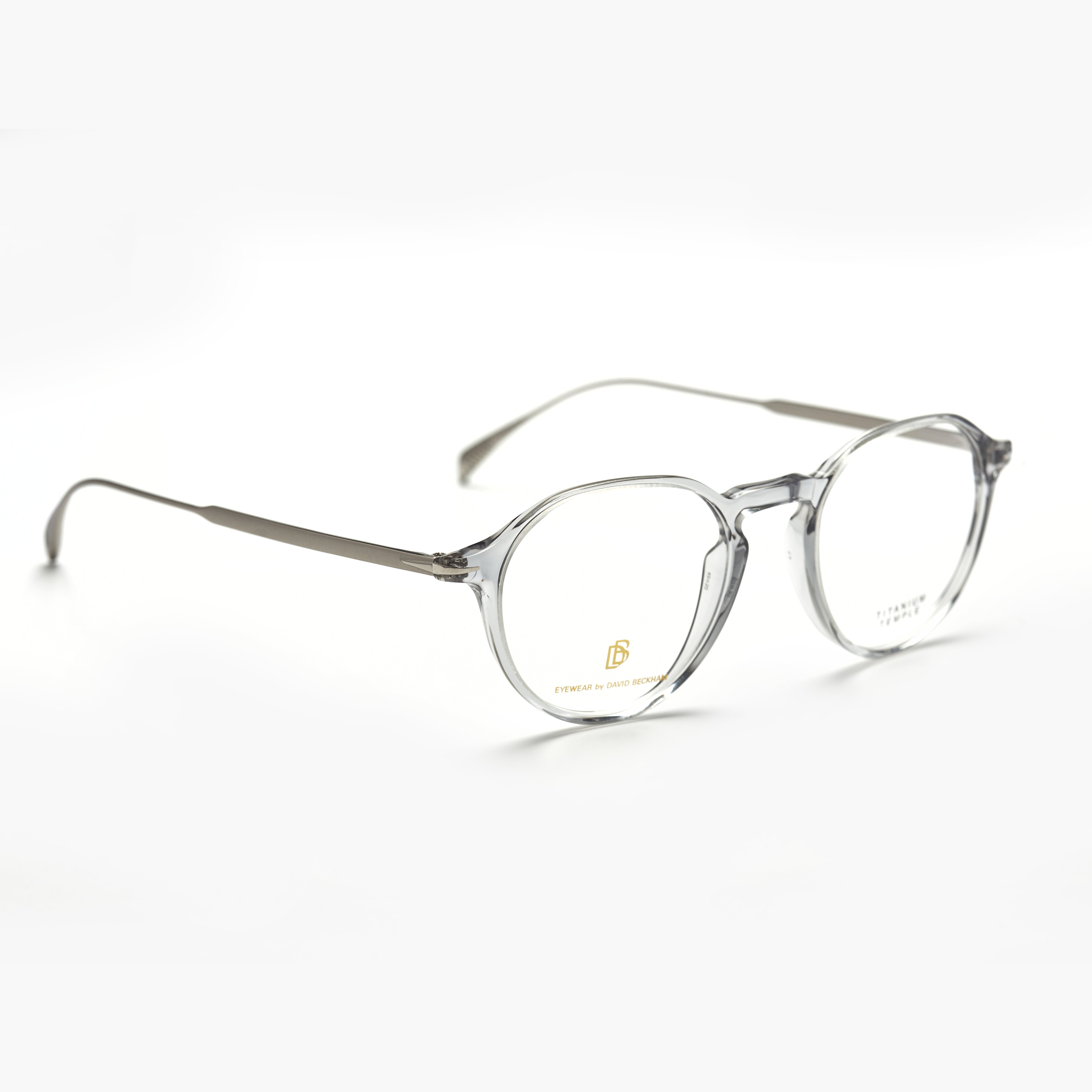 David Beckham 1105 – Cristal Gris & Argent Mat (Homme)