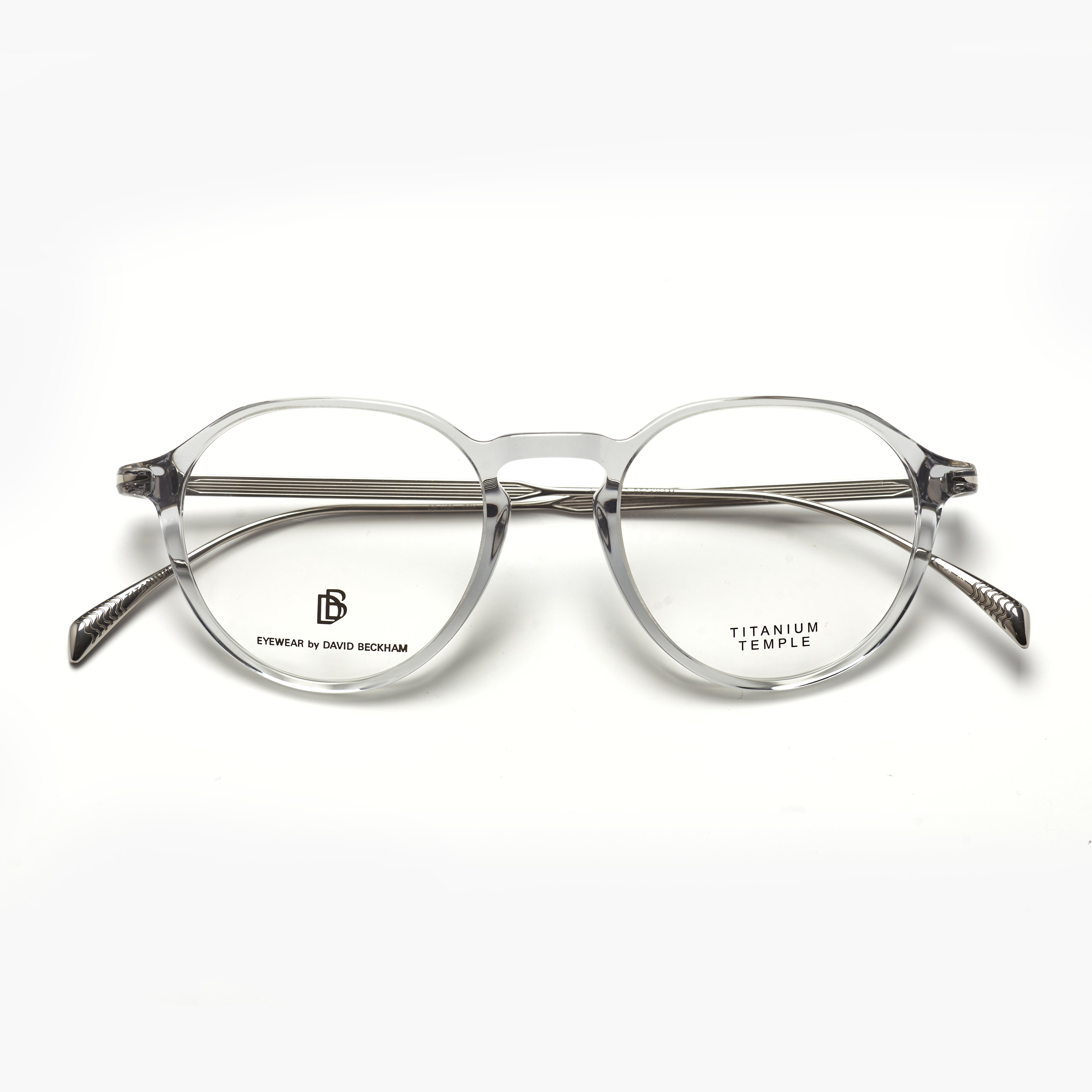 David Beckham 1105 – Cristal Gris & Argent Mat (Homme)