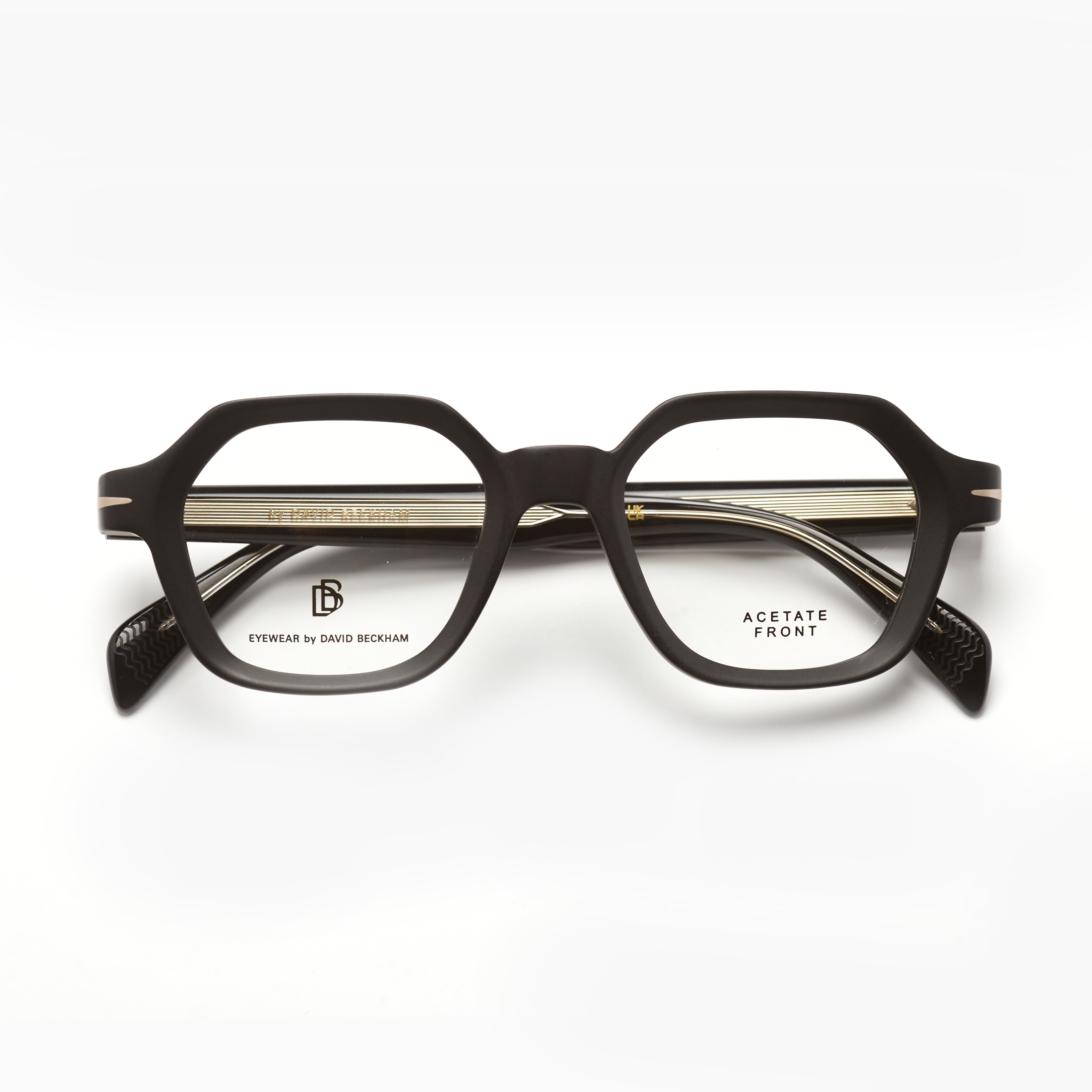 David Beckham 7140 – Noir Ovale Acétate (Homme)