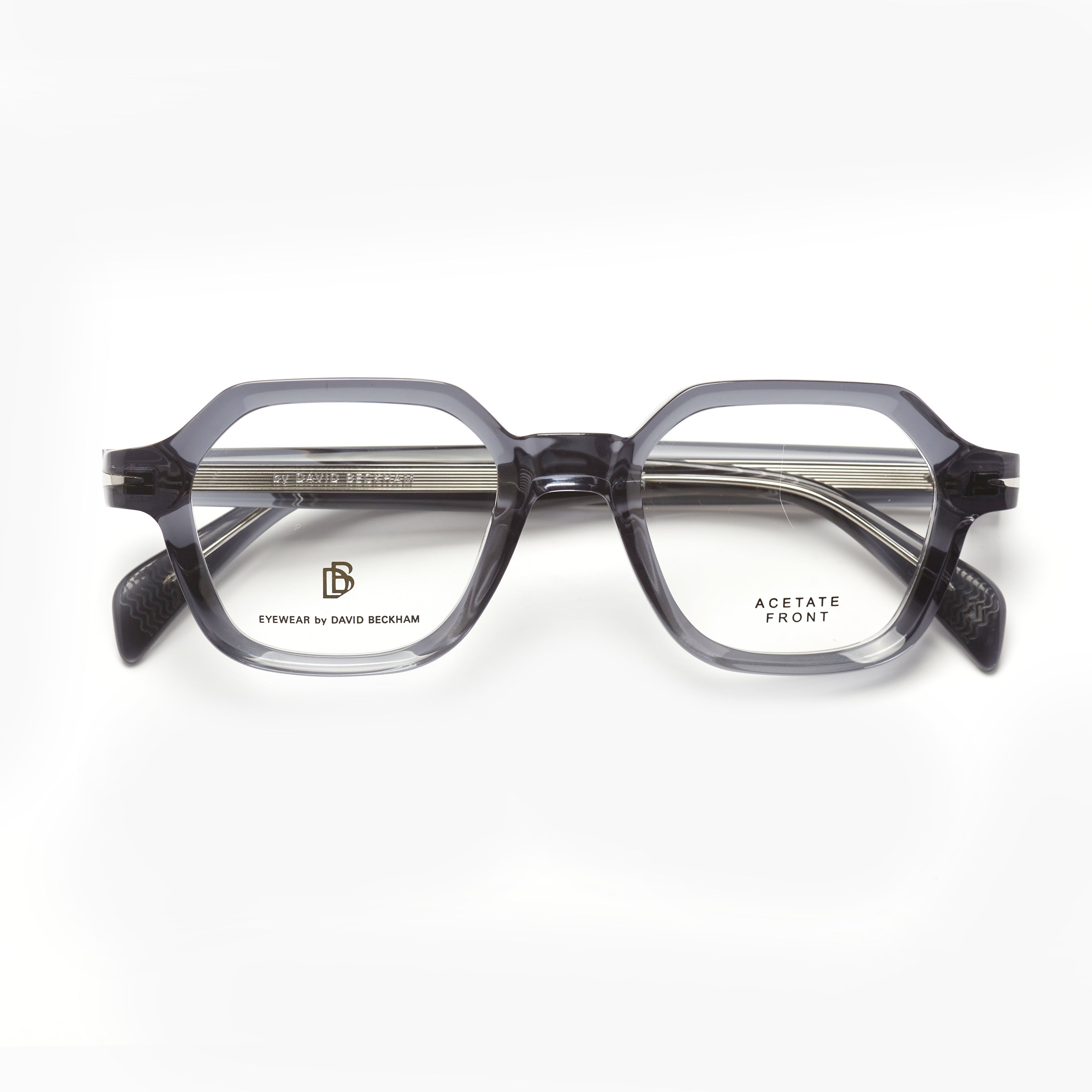 David Beckham 7140 – Bleu Cristal Ovale Acétate (Homme)