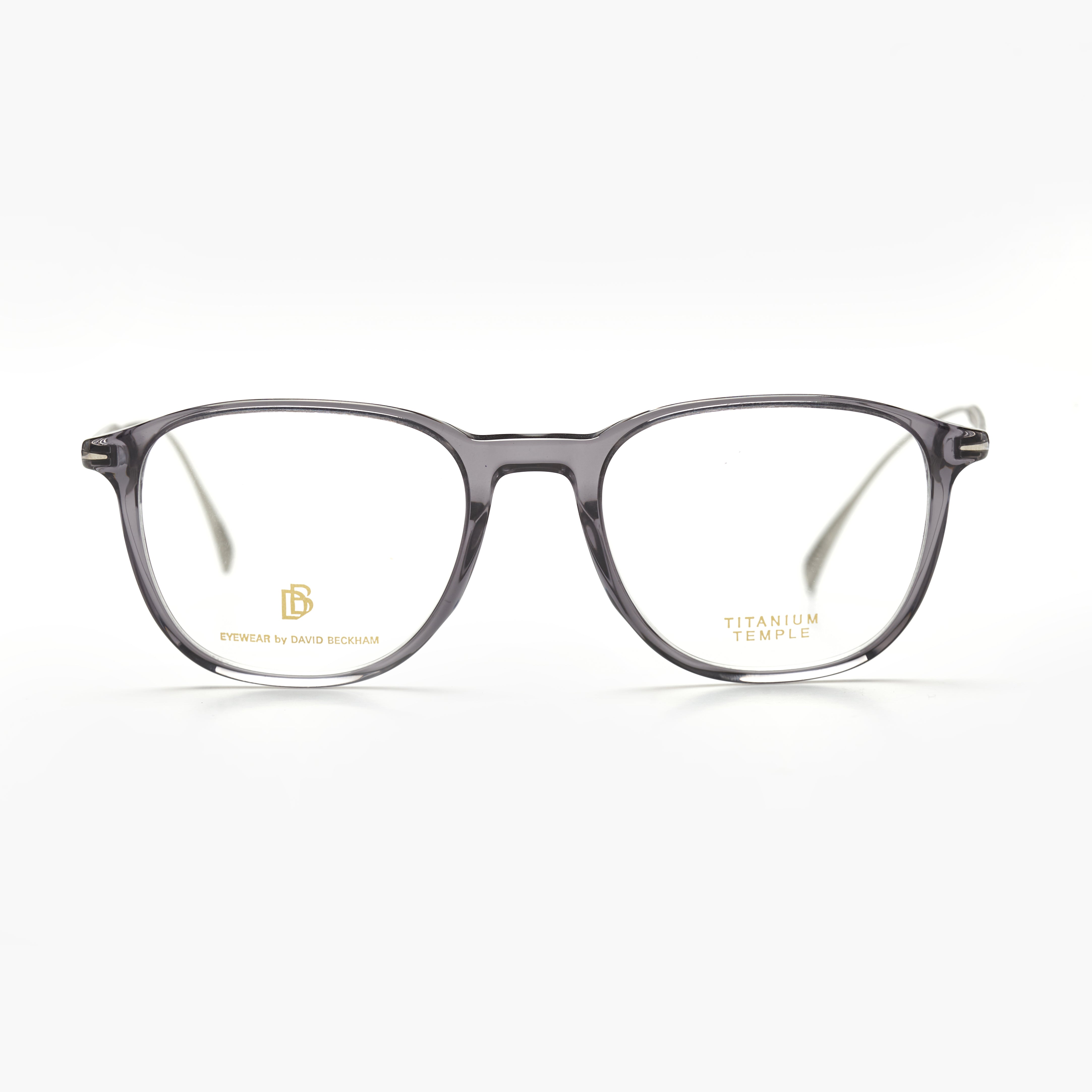 David Beckham 1148 – Gris Transparent Acétate & Métal (Homme)