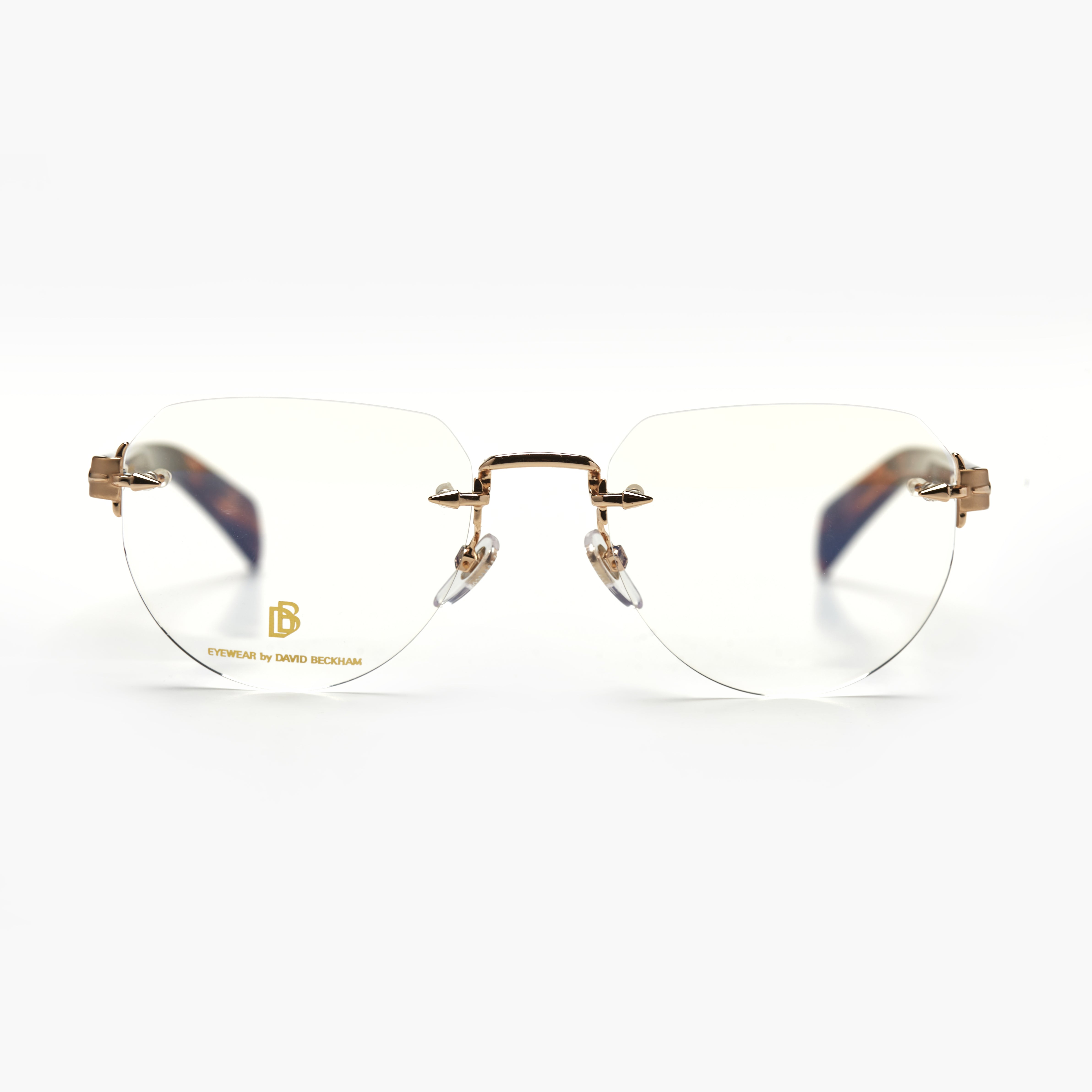 David Beckham 7145 – Or Percée Métal & Acétate (Homme)