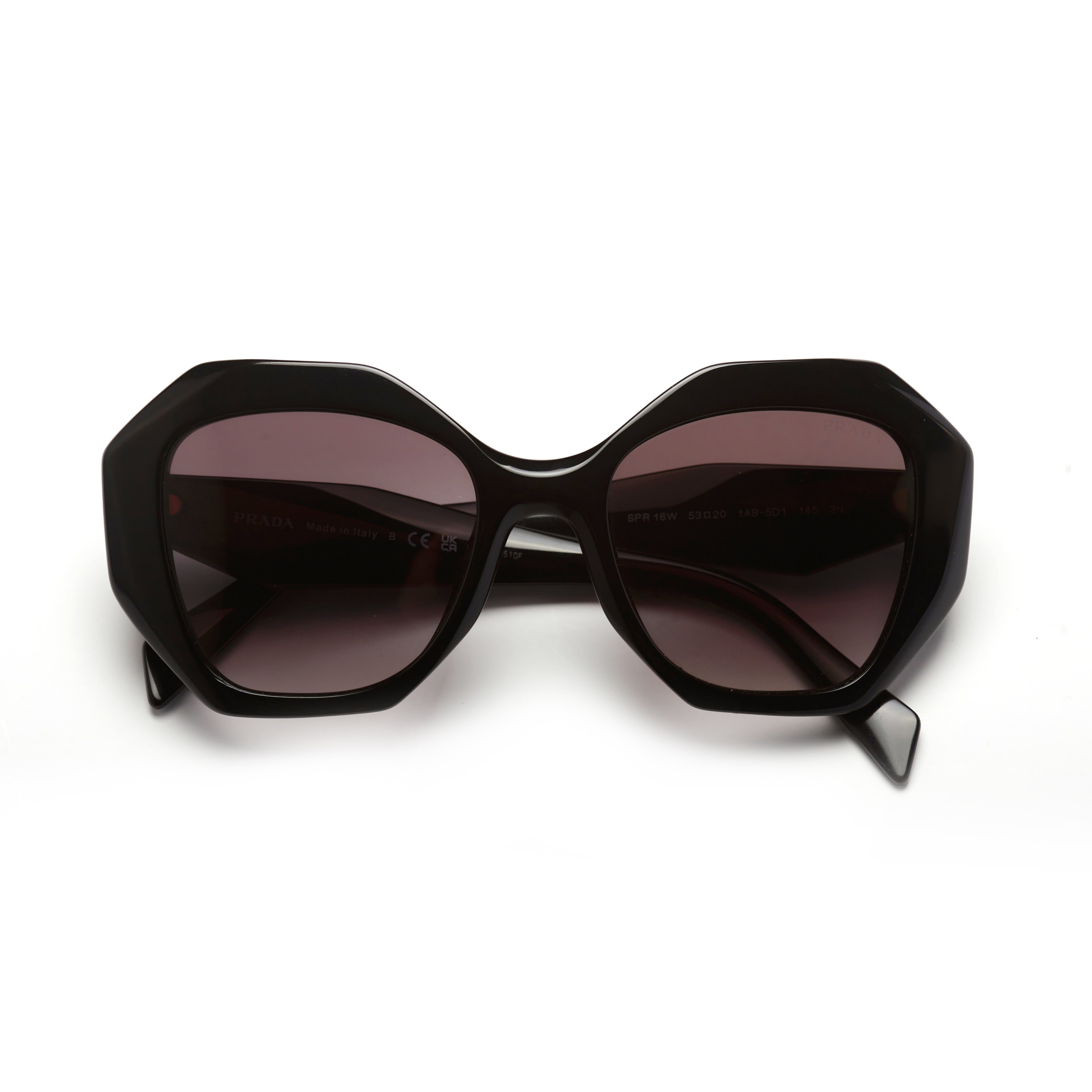 Prada 16WS – Noir Sport Acétate (Femme)