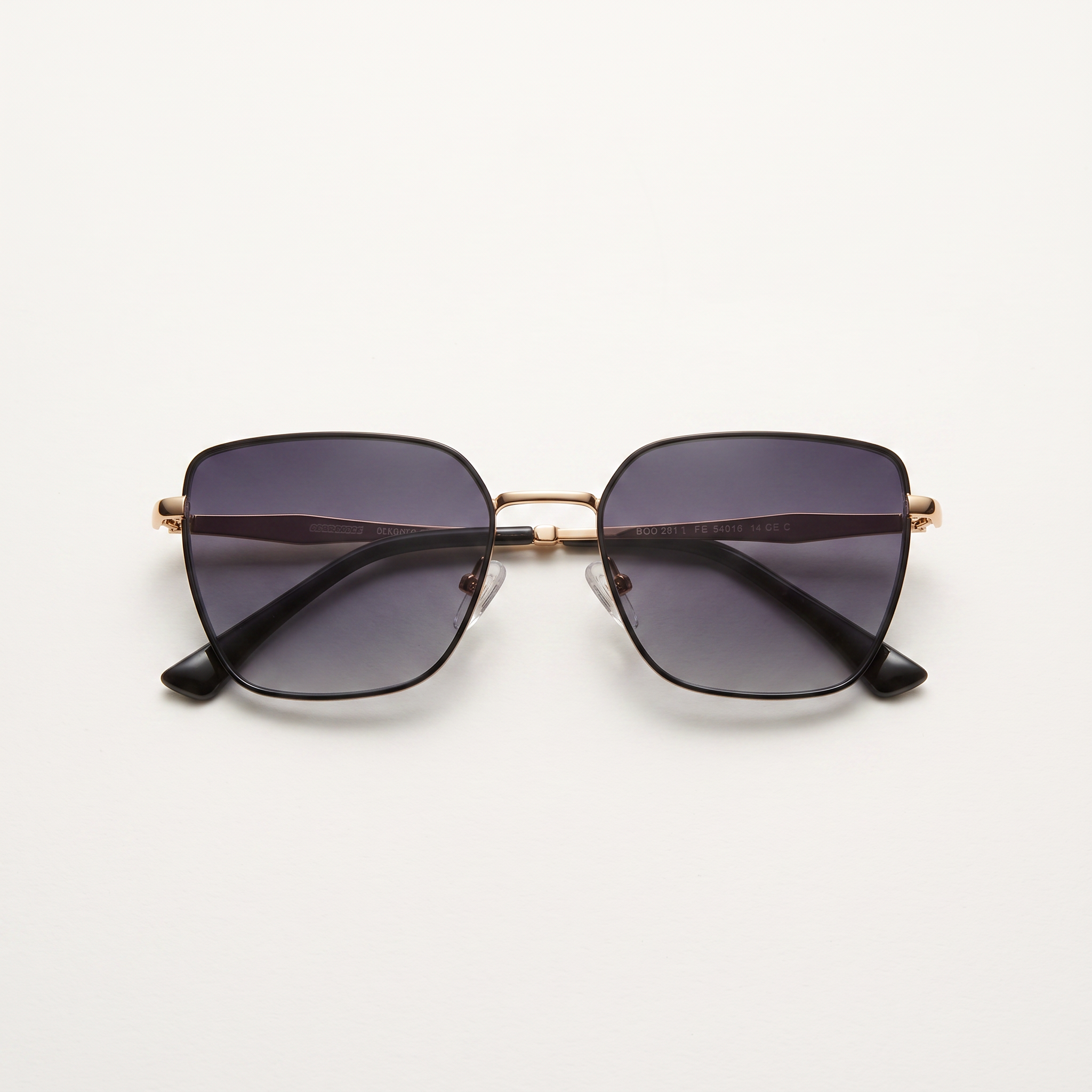 HARLETT – Lunettes de Soleil Géométriques en Métal – MOD-390